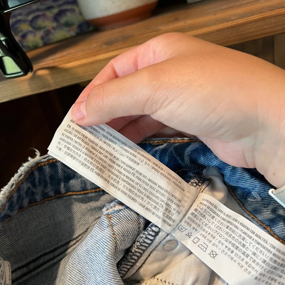 Abercrombie & Fitch women’s the Dad high rise jean size 28/6R - Picture 10 of 12